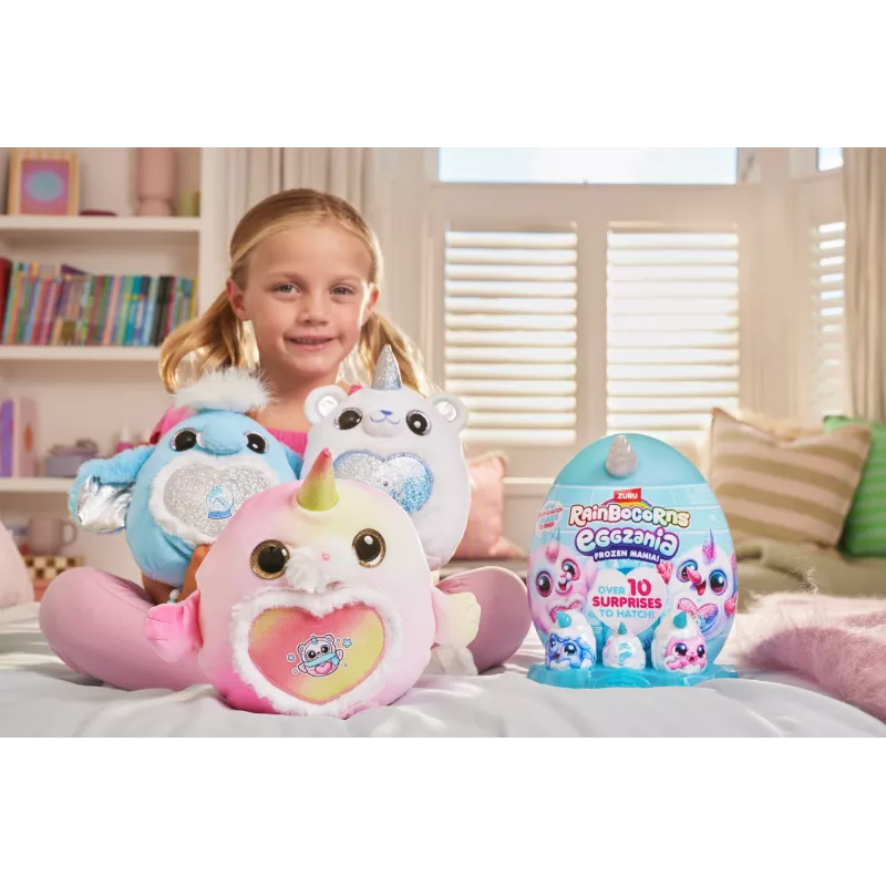 Pehmolelu Zuru Rainbocorns Eggzania Frozen Mania — eläinpehmolelu, monivärinen, 3-vuotiaasta