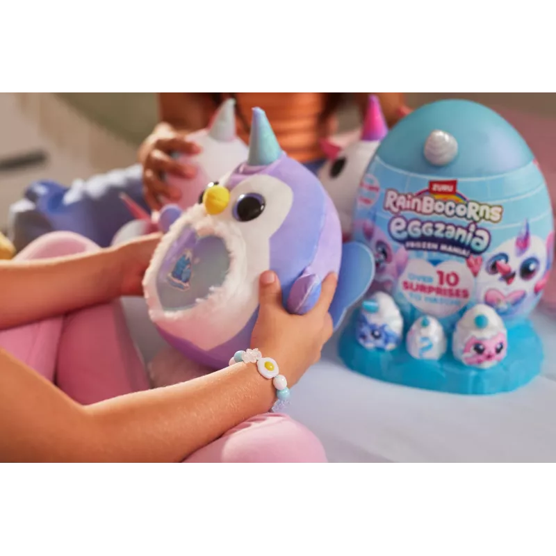 Pehmolelu Zuru Rainbocorns Eggzania Frozen Mania — eläinpehmolelu, monivärinen, 3-vuotiaasta