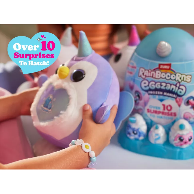 Pehmolelu Zuru Rainbocorns Eggzania Frozen Mania — eläinpehmolelu, monivärinen, 3-vuotiaasta