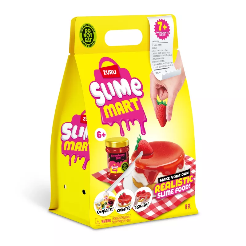 ZURU Slime Mart pieni pussi, leikkiruoka, 6 vuotta, monivärinen