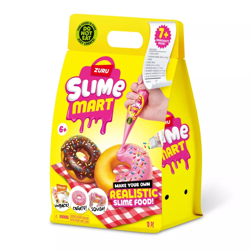 ZURU Slime Mart pieni pussi, leikkiruoka, 6 vuotta, monivärinen