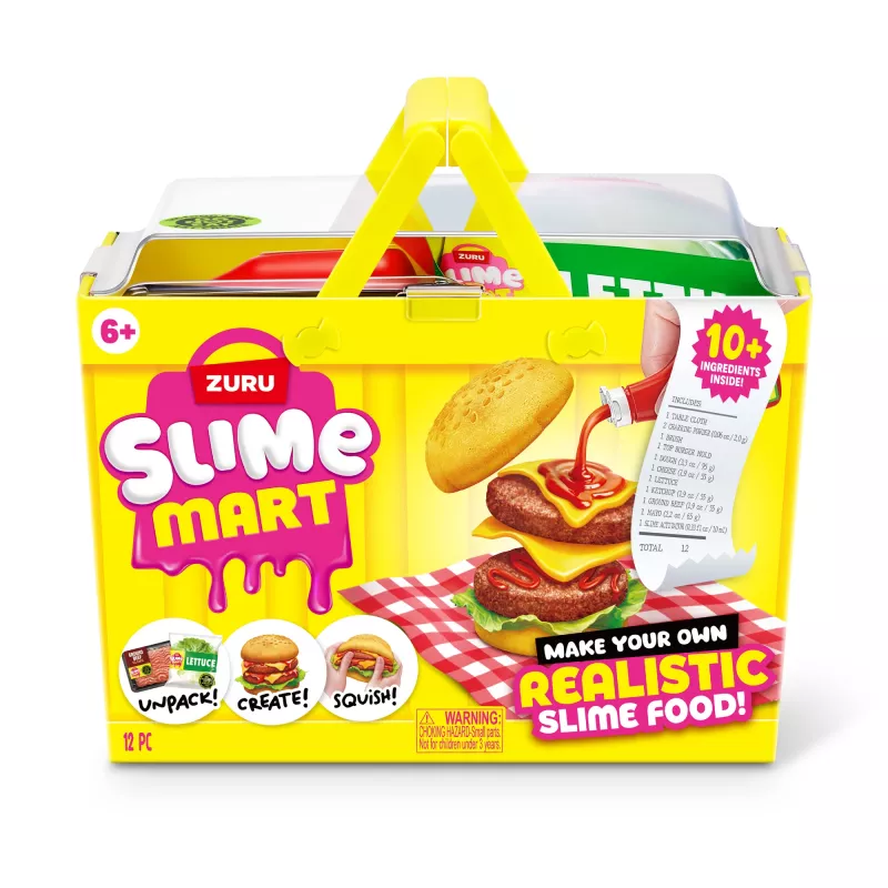 ZURU Slime Mart pieni kori, leikkiruoka, 6 vuotta, monivärinen