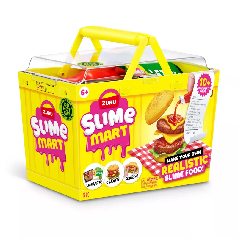ZURU Slime Mart pieni kori, leikkiruoka, 6 vuotta, monivärinen