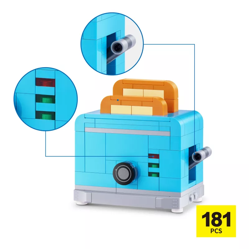 MAX Build more Premium Home Building Bricks Collection, rakennuspalikat, 8 vuotta, muovi, 181 kpl, 197 g