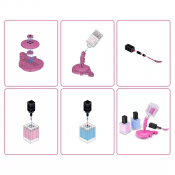 MAX Build more Premium Beauty rakennuspalikkakokoelma, rakennuspalikat, 8 vuotta, muovi, 169 kpl, 197 g