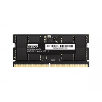 Klevv 16GB kannettavan tietokoneen muistimoduli DDR5 5600MT/s PC5-44800 UNBUFFERED NON-ECC SODIMM 1,1V 2GX8 CL46