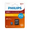 Philips FM51MP65B/00 microSDXC-kortti, 512 GB, Class 10, UHS-I U3, sis. sovittimen