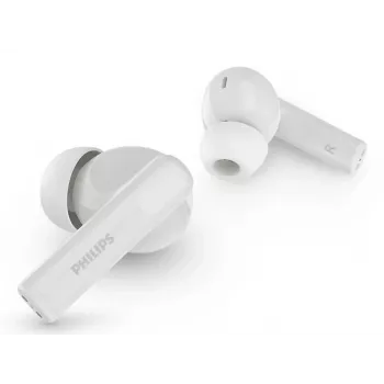 Langattomat nappikuulokkeet Philips TAT2520WT/00 — Bluetooth, puheluihin ja musiikkiin, 20–20000 Hz, 10 m kantama, valkoinen, 40 g
