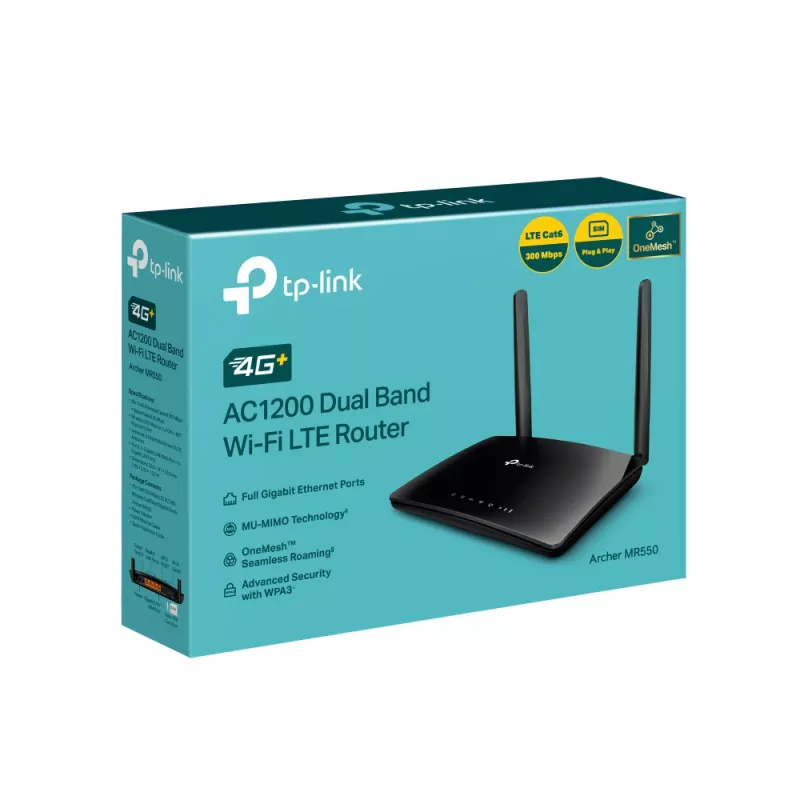 TP-Link MR550 langaton reititin Gigabit Ethernet dualband (2,4 GHz / 5 GHz) 4G