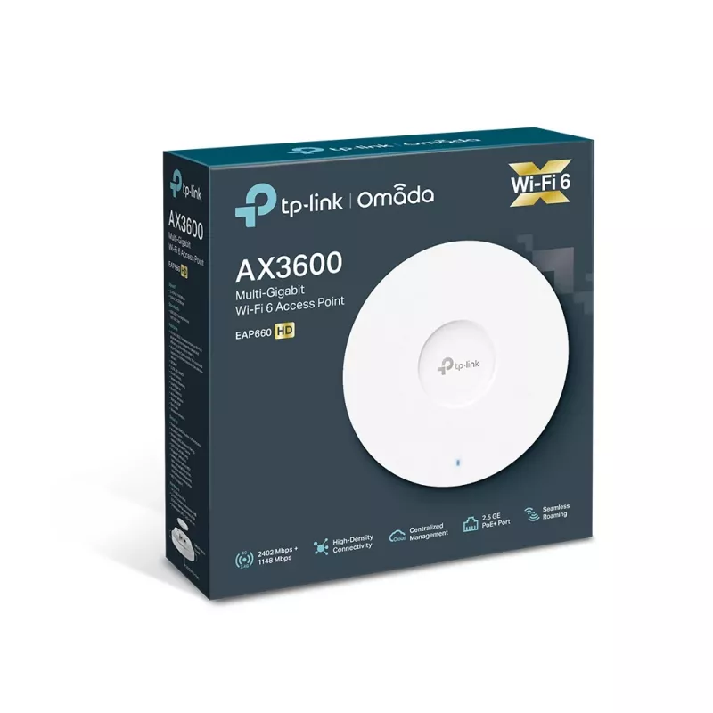 TP-Link Omada AX3600 langaton dual-band multi-gigabit kattoasennettava tukiasema