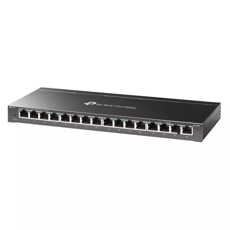 TP-Link Omada DS116GE verkkokytkin hallittava L2 Gigabit Ethernet (10/100/1000) musta