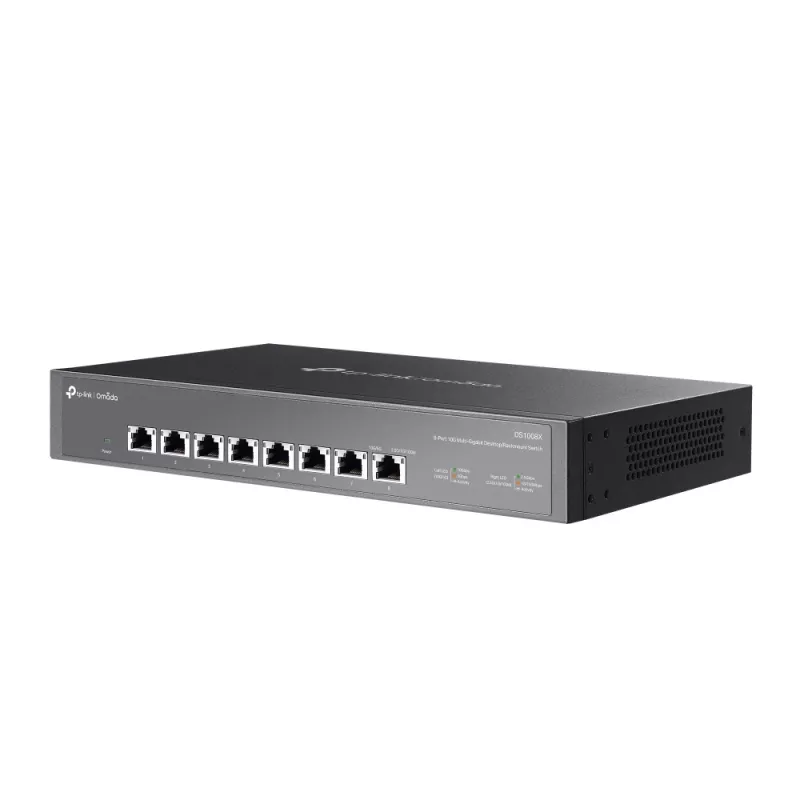 TP-Link Omada DS1008X verkkokytkin hallitsematon 10G Ethernet (100/1000/10000) 1U musta