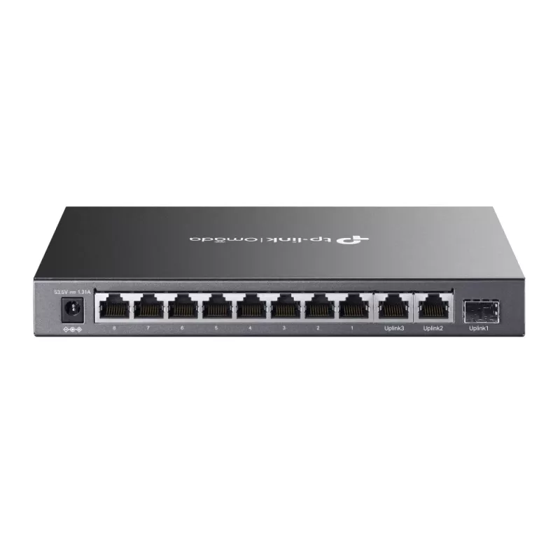 TP-Link Omada DS111P verkkokytkin hallitsematon Fast Ethernet (10/100) Power over Ethernet (PoE) musta