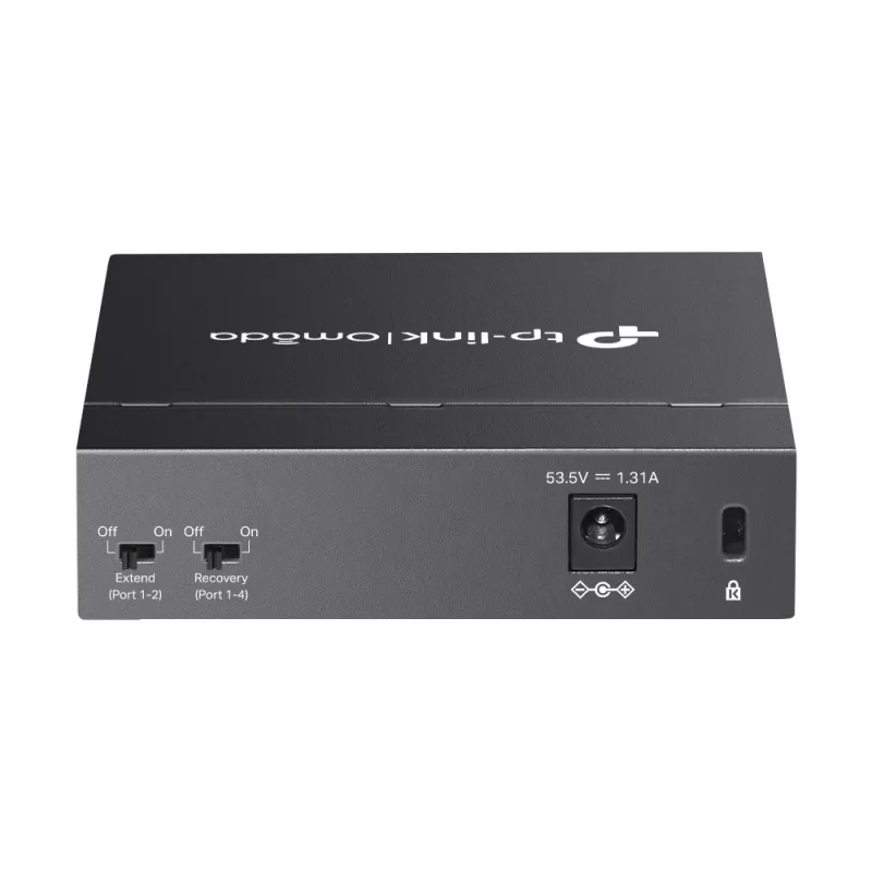 TP-Link Omada DS105GP verkkokytkin hallitsematon Gigabit Ethernet (10/100/1000) Power over Ethernet (PoE) musta
