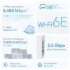 Mesh-reititin TP-Link AXE5400 kolmikaistainen 2,4 GHz 5 GHz 6 GHz Wi-Fi 6E