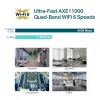 TP-Link Omada AXE11000 kattokiinnitteinen nelikaistainen WiFi 6E -tukiasema