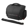 Sony LCS-SC8, olkalaukku, Sony, SLT-A58K, SLT-A65V, SLT-A77V, SLT-A99V, NEX-6/B, NEX-6L/B, musta