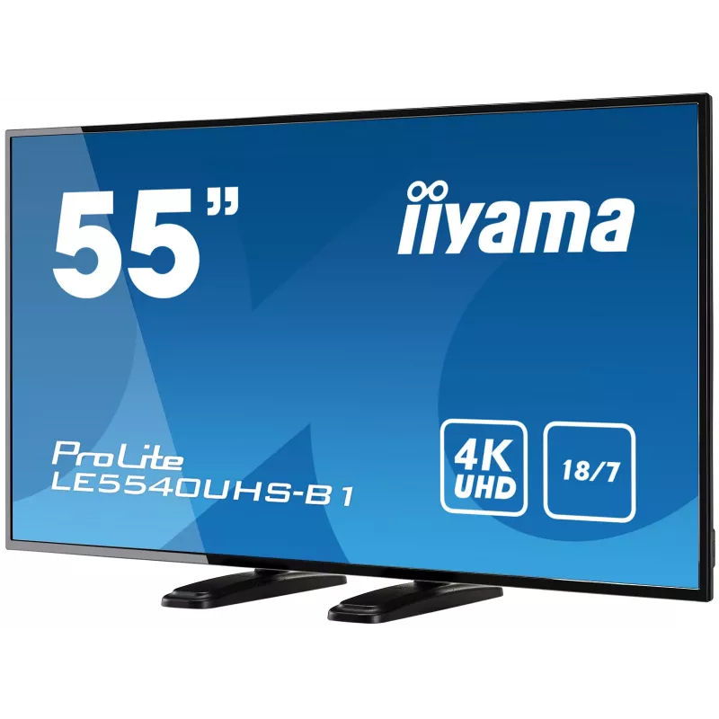 iiyama OSTX40X81 monitoriteline/jalusta 139,7 cm (55 tuumaa) pöytä musta