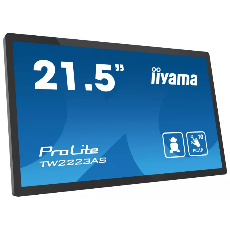 iiyama TW2223AS-B1 kosketusohjauspaneeli 54,6 cm (21,5 tuumaa) 1920 x 1080 pikseliä
