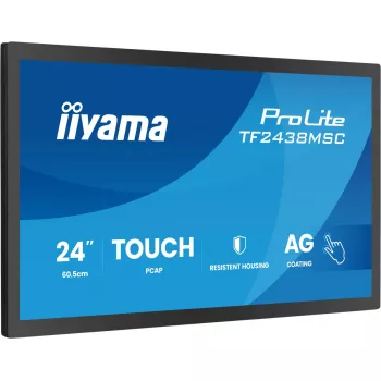 Kosketusnäyttömonitori IIYAMA TF2438MSC-B2 — 24 tuuman interaktiivinen näyttö, Multi-Touch