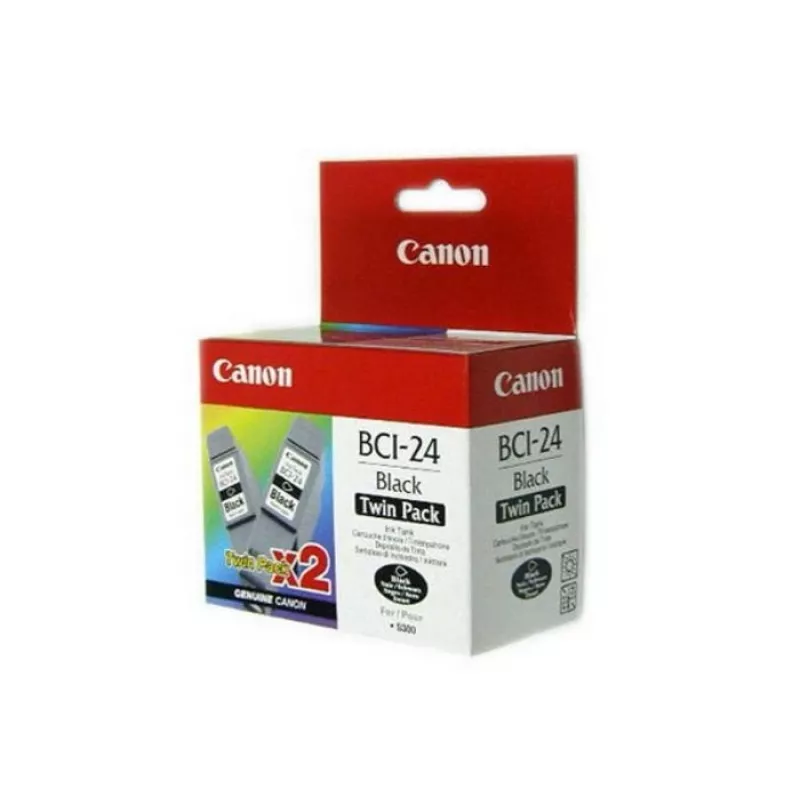 Canon BCI-24 mustepatruuna 2 kpl alkuperäinen musta