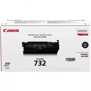Värikasetti Canon 732K — alkuperäinen musta, laser, kesto 6 100 sivua, 1 kpl