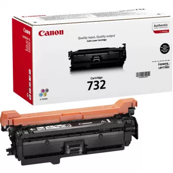 Värikasetti Canon 732K — alkuperäinen musta, laser, kesto 6 100 sivua, 1 kpl