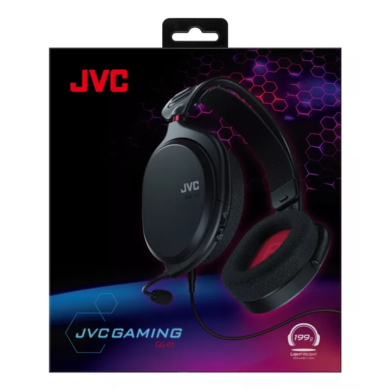 JVC GG-01 headset johdollinen panta pelikuulokkeet musta