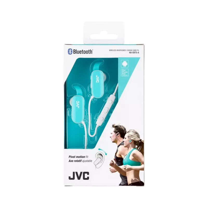 JVC HA-EBT5-A-E kuulokkeet/headset langaton korvassa urheilu Bluetooth sininen, valkoinen