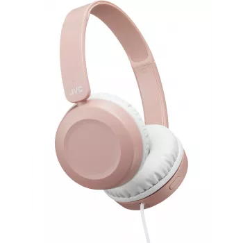 JVC Powerful Sound johdollinen on-ear-kuulokkeet pinkki, johdollinen, 10–26 000 Hz, puhelut/musiikki, 140 g, headset, pinkki