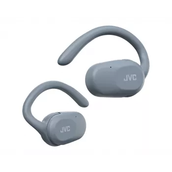 Headset JVC HA-NP40T True Wireless Stereo (TWS) in-ear-kuulokkeet korvakoukulla Bluetooth, 20–20 000 Hz, 10 m, harmaa