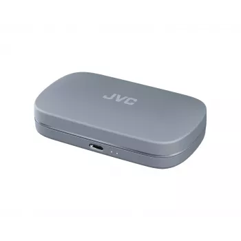Headset JVC HA-NP40T True Wireless Stereo (TWS) in-ear-kuulokkeet korvakoukulla Bluetooth, 20–20 000 Hz, 10 m, harmaa