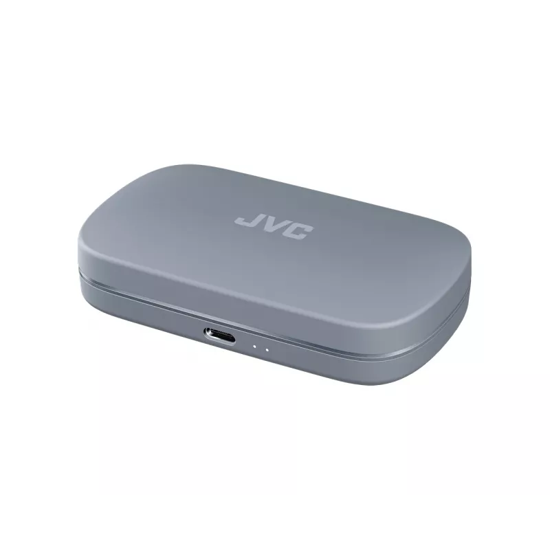 Headset JVC HA-NP40T True Wireless Stereo (TWS) in-ear-kuulokkeet korvakoukulla Bluetooth, 20–20 000 Hz, 10 m, harmaa
