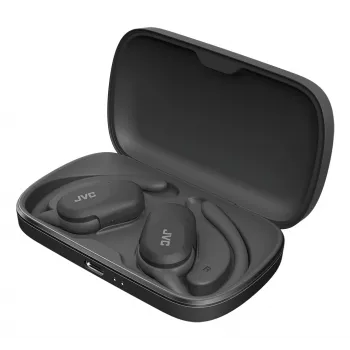 Headset JVC HA-NP40T True Wireless Stereo TWS korvakoukku Bluetooth musta, 20–20 000 Hz, 10 m