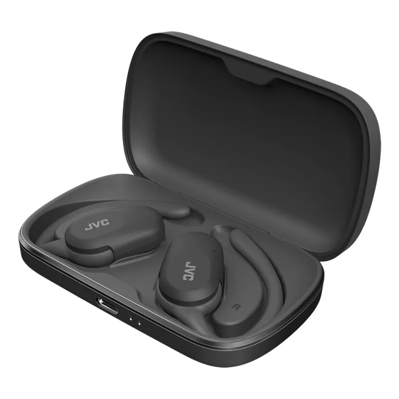 Headset JVC HA-NP40T True Wireless Stereo TWS korvakoukku Bluetooth musta, 20–20 000 Hz, 10 m