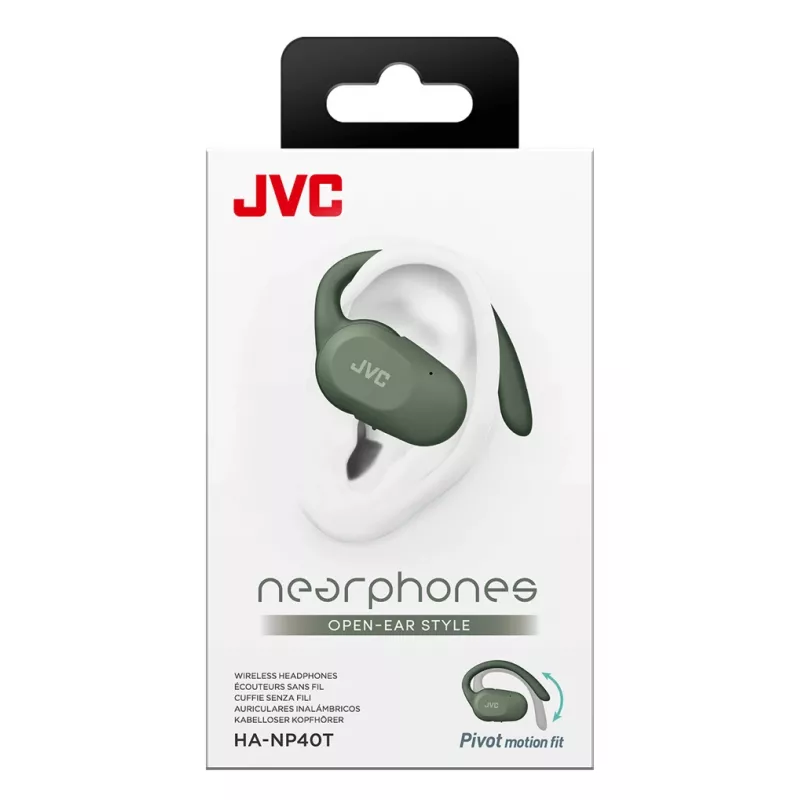 JVC HA-NP40T headset True Wireless Stereo (TWS) korvakoukku puhelut/musiikki Bluetooth vihreä