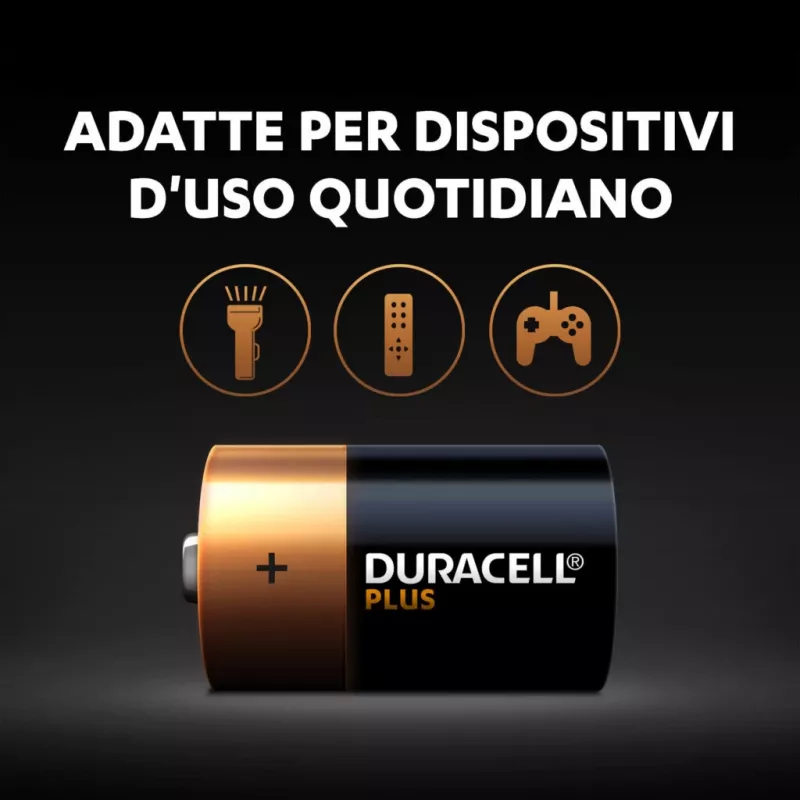 Duracell Plus kertakäyttöinen paristo D alkalinen