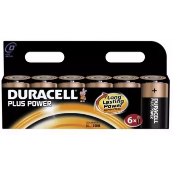 Duracell 6x D 1,5V kertakäyttöinen paristo alkalinen