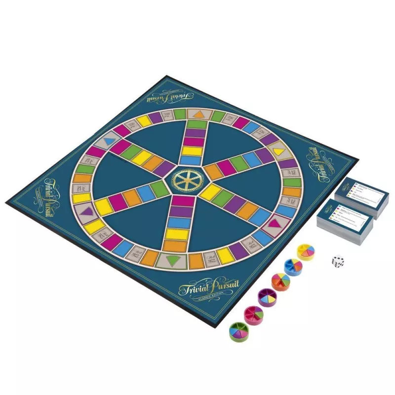 Hasbro Gaming Trivial Pursuit peli: Classic Edition lautapeli oppimispeli
