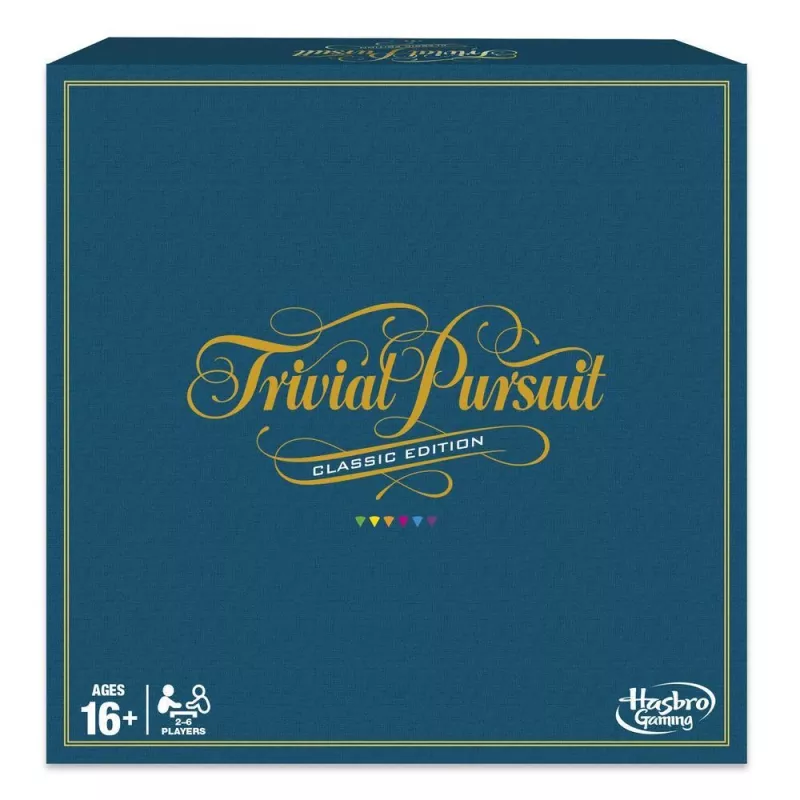 Hasbro Gaming Trivial Pursuit peli: Classic Edition lautapeli oppimispeli
