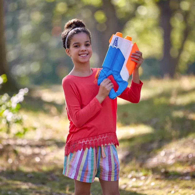 Nerf Super Soaker Twin Tide, leluase, monivärinen, 6 vuotta