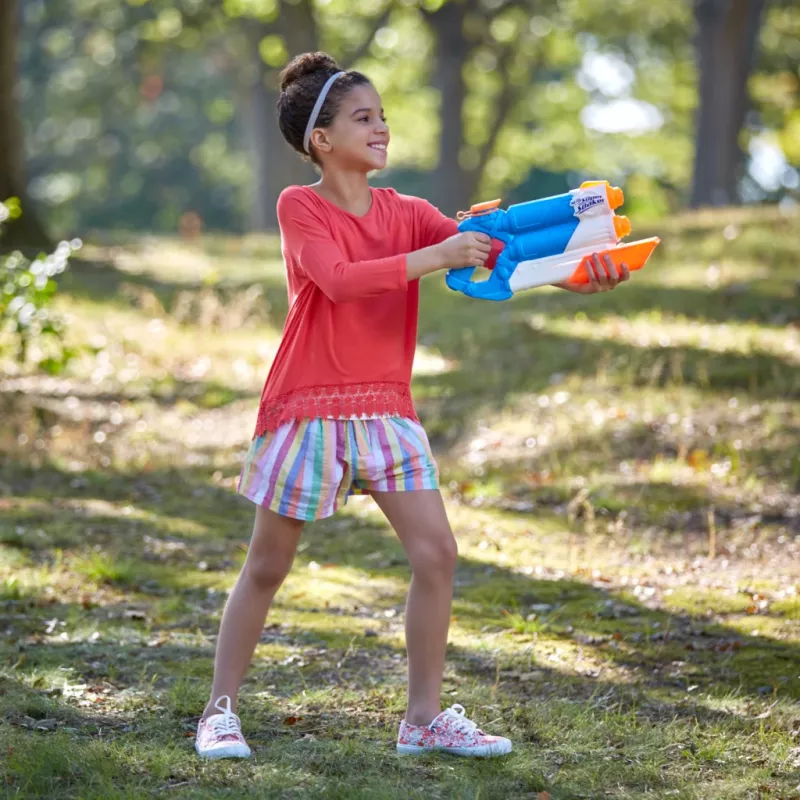 Nerf Super Soaker Twin Tide, leluase, monivärinen, 6 vuotta
