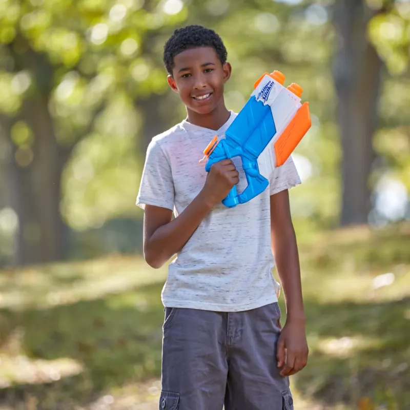 Nerf Super Soaker Twin Tide, leluase, monivärinen, 6 vuotta