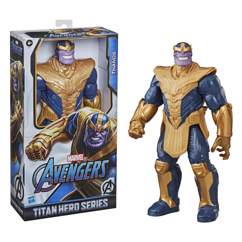 Marvel Avengers Blast Gear Deluxe Thanos toimintahahmo, 4 vuotta, sininen, keltainen