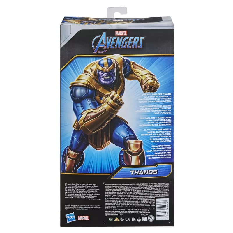 Marvel Avengers Blast Gear Deluxe Thanos toimintahahmo, 4 vuotta, sininen, keltainen