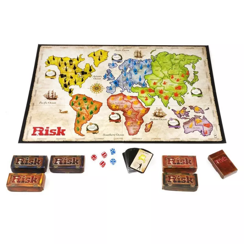 Lautapeli Hasbro Gaming Risk War suositeltu ikä 10 vuotta