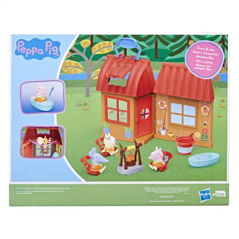 Peppa Pig Peppa's mukava leirintäalue, toiminta/seikkailu, 3 vuotta, monivärinen