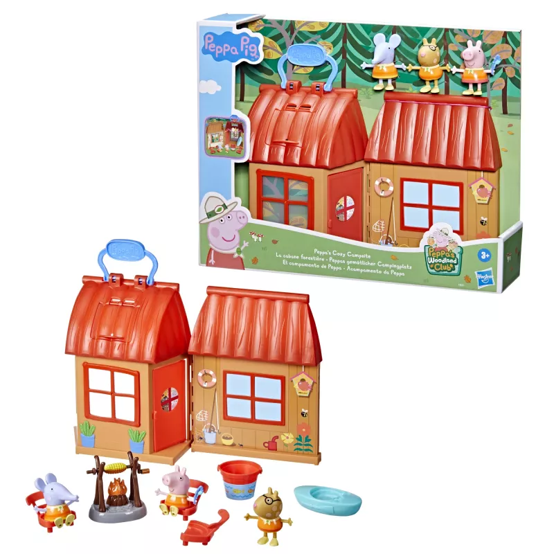 Peppa Pig Peppa's mukava leirintäalue, toiminta/seikkailu, 3 vuotta, monivärinen