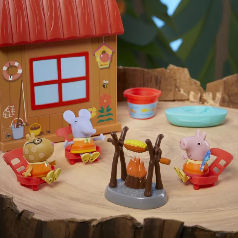 Peppa Pig Peppa's mukava leirintäalue, toiminta/seikkailu, 3 vuotta, monivärinen