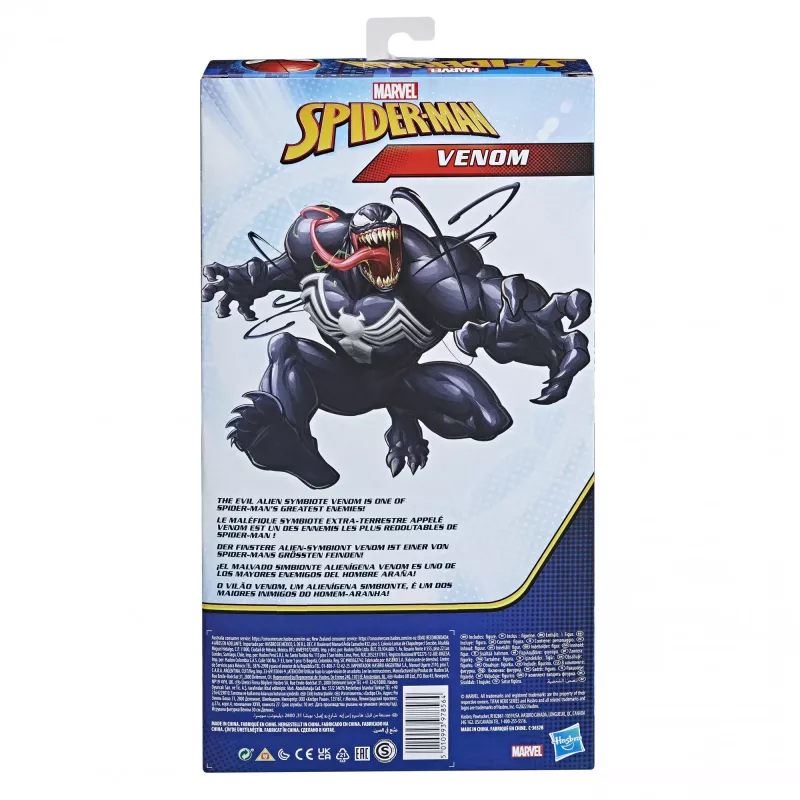 Marvel Spider-Man Titan Hero Series Venom, 4 vuotta, Spider-Man, musta, punainen, valkoinen